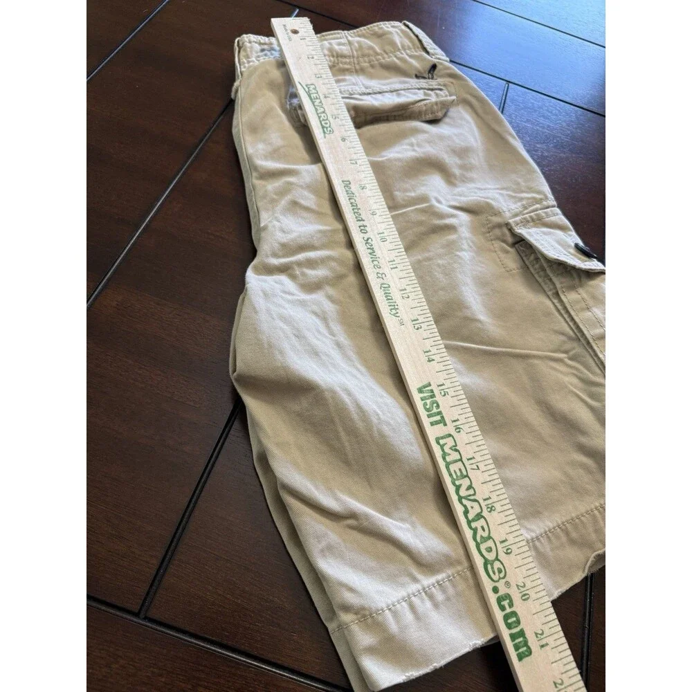 🔥American Eagle Men's Size 32 Cargo Shorts, Khaki Y2K Vintage Distressed